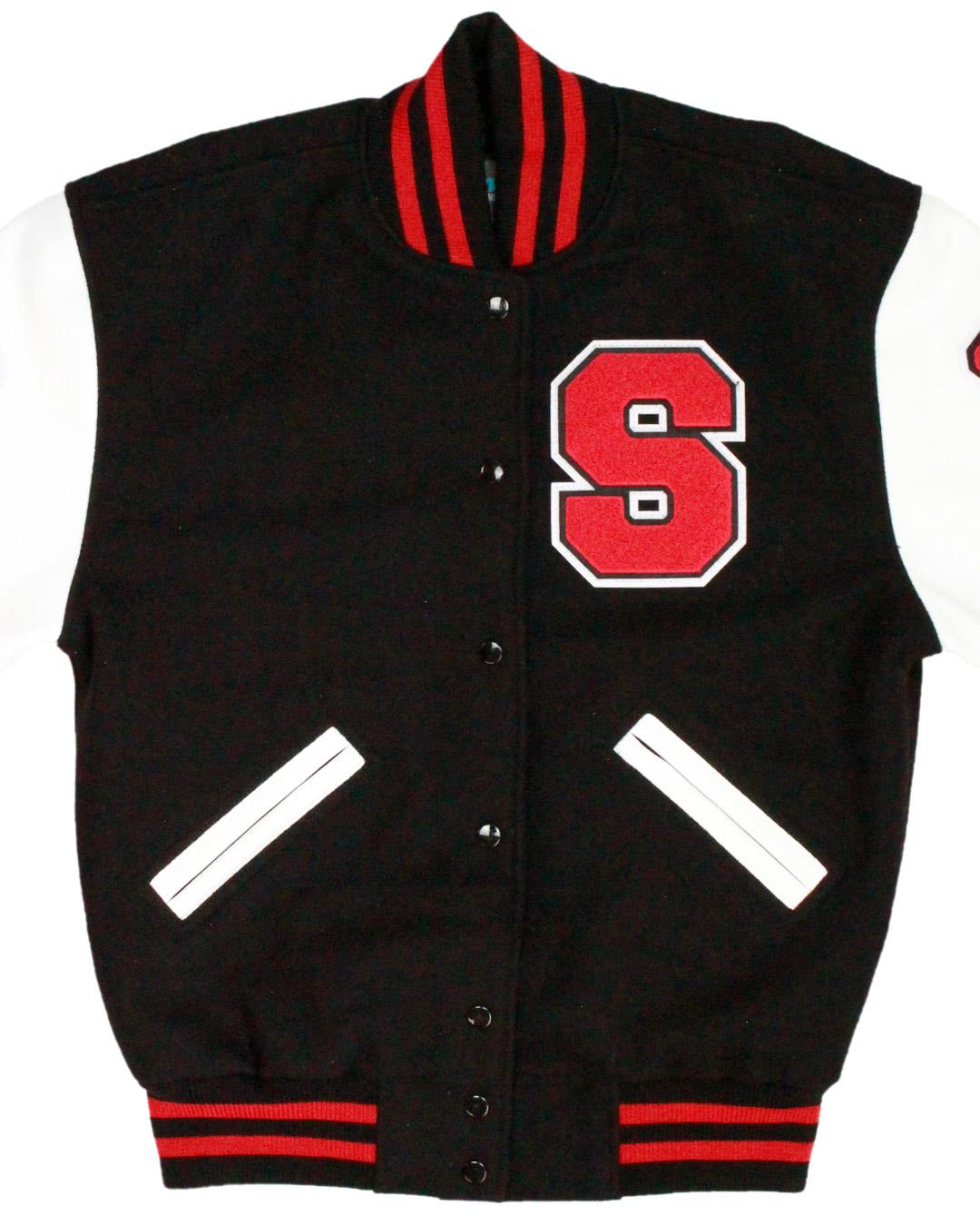 Summit Shasta High School Black Bears Varsity Jacket, Daly City, CA - Front