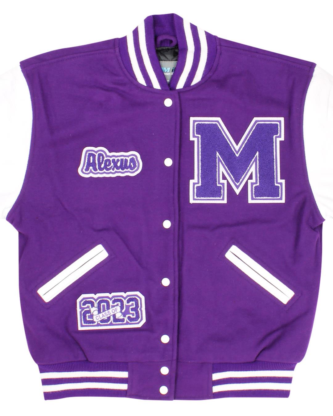 Mountain View High School Letterman Jacket, Mountain View WY - Front