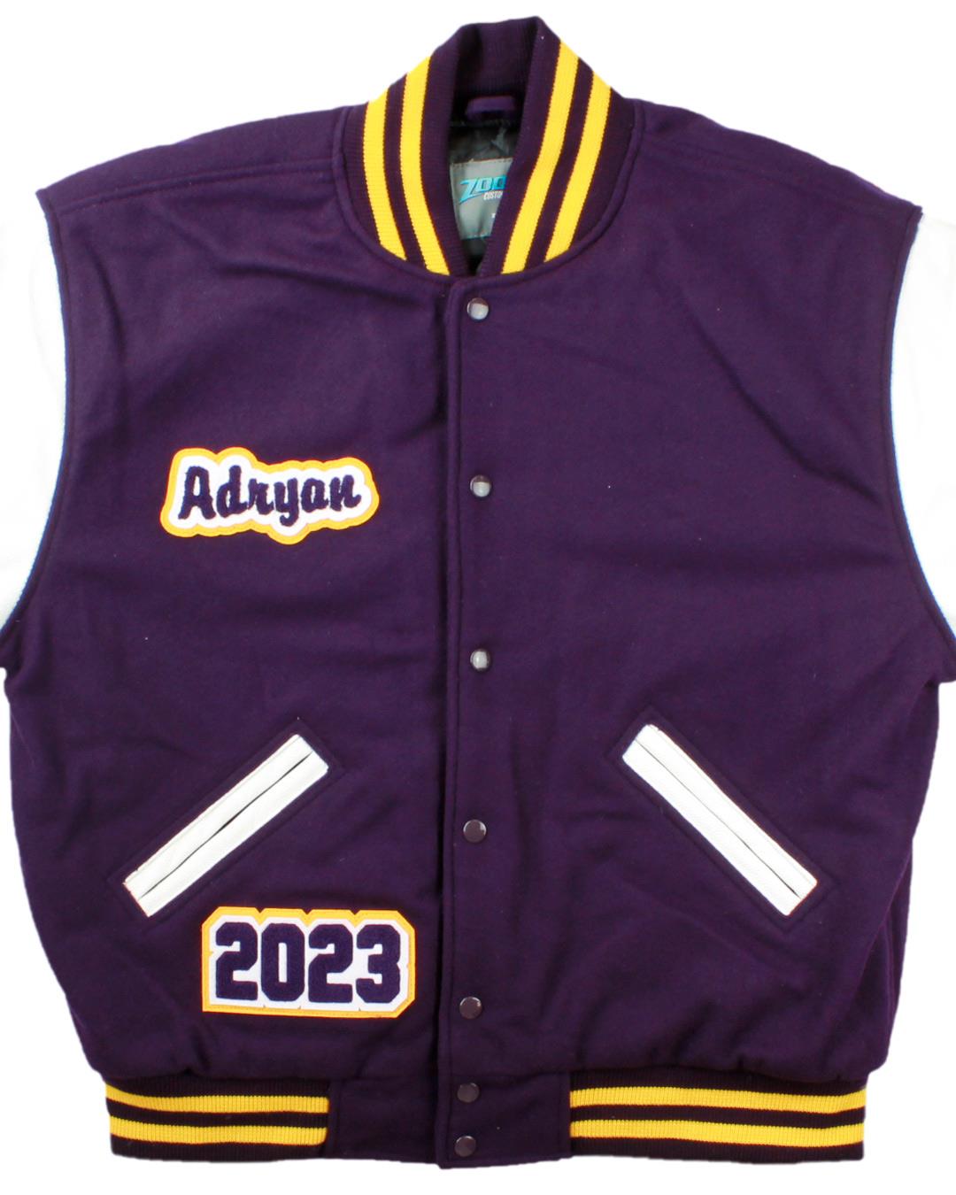 Puyallup High School Vikings Varsity Jacket, Puyallup, WA - Front