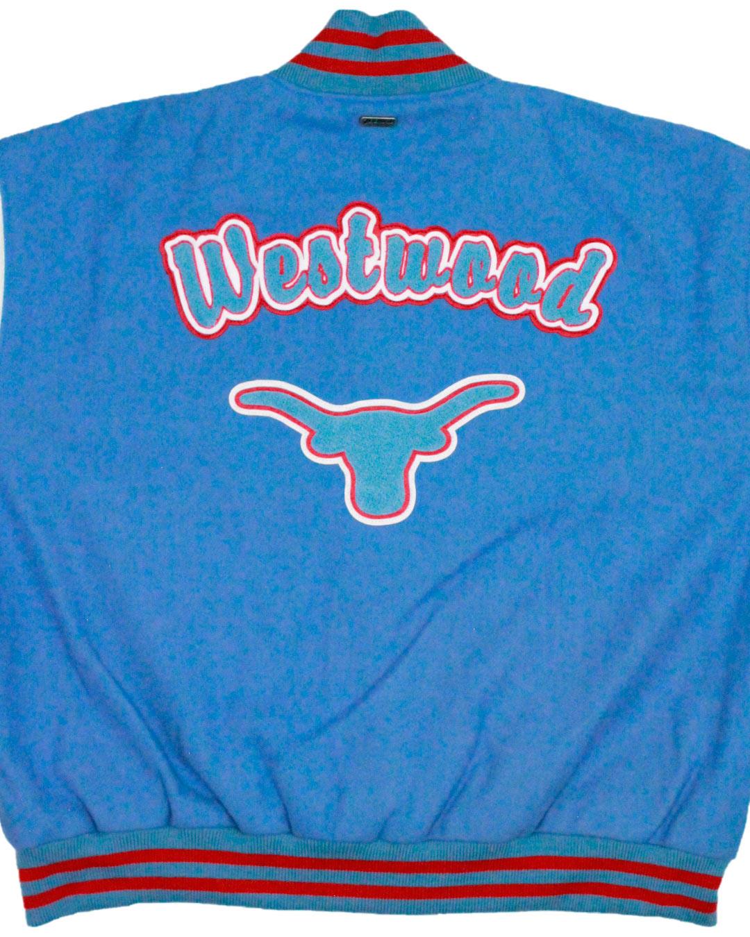 Westwood High School Longhorns Letterman Jacket, Memphis, TN - Back