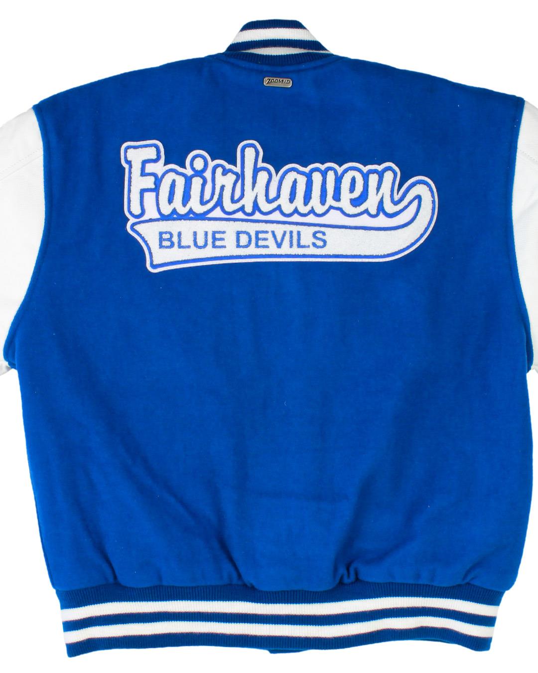 Fairhaven High School Letterman Jacket, Fairhaven MA - Back 3