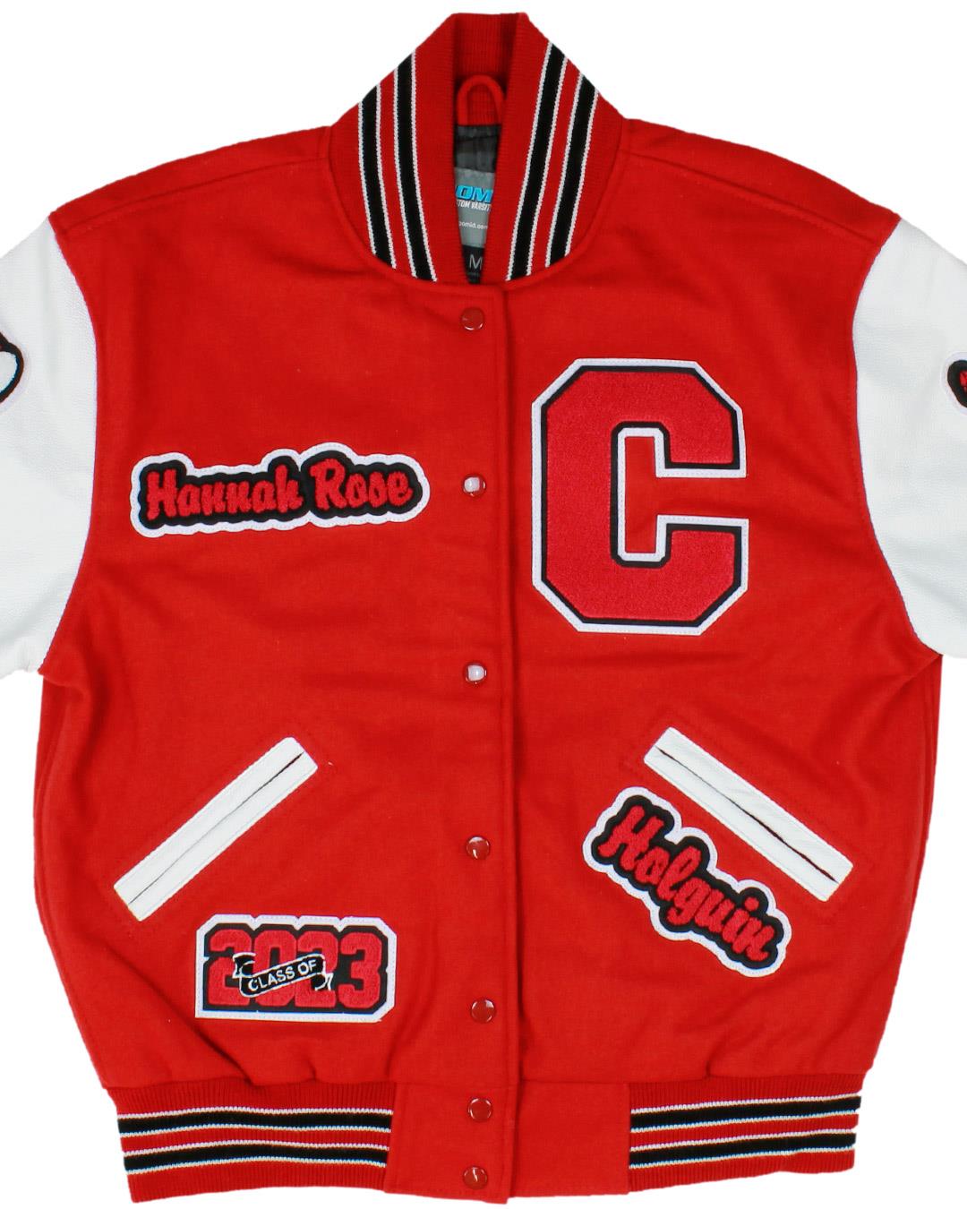 Cobre High School Lettermen Jacket, Bayard, NM - Front