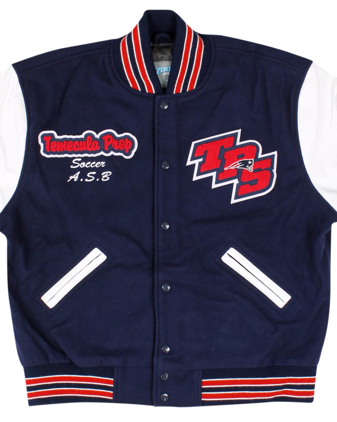 Temecula Prep Patriots Letterman Jacket, Temecula CA - Front