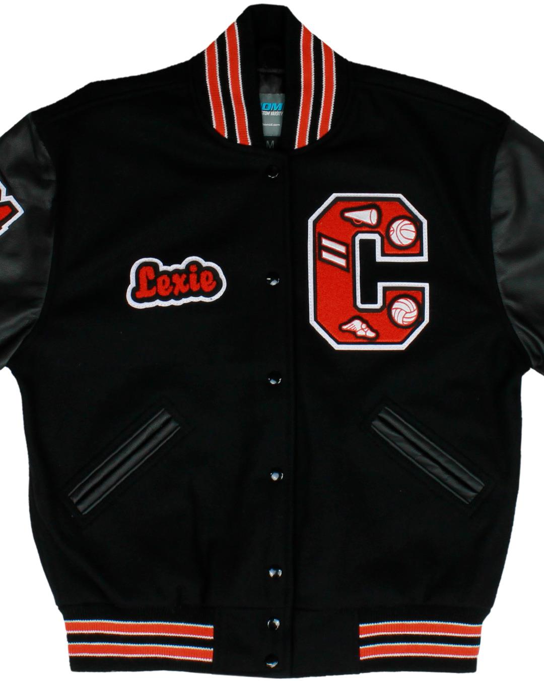 Coweta High School Letter Jacket, Coweta OK - Front