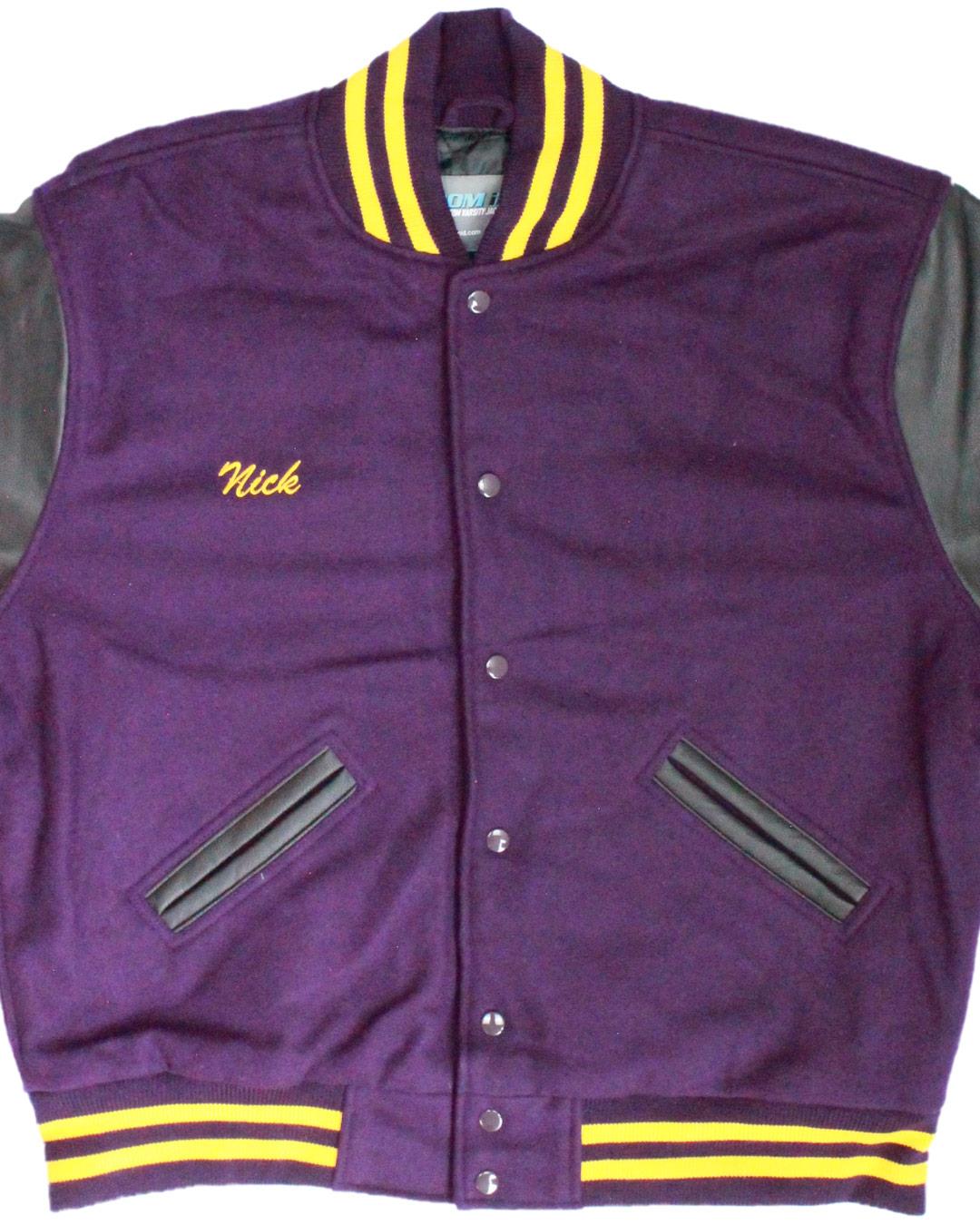 Amador Valley High School Dons Varsity Jacket, Pleasanton, CA - Front