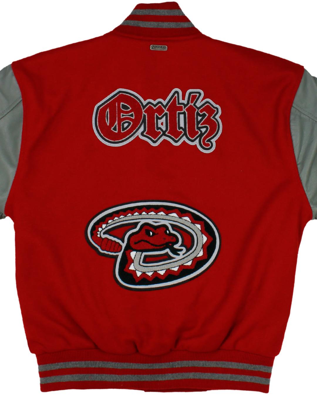 Desert Oasis High School Letter Jacket, Las Vegas NV - Back