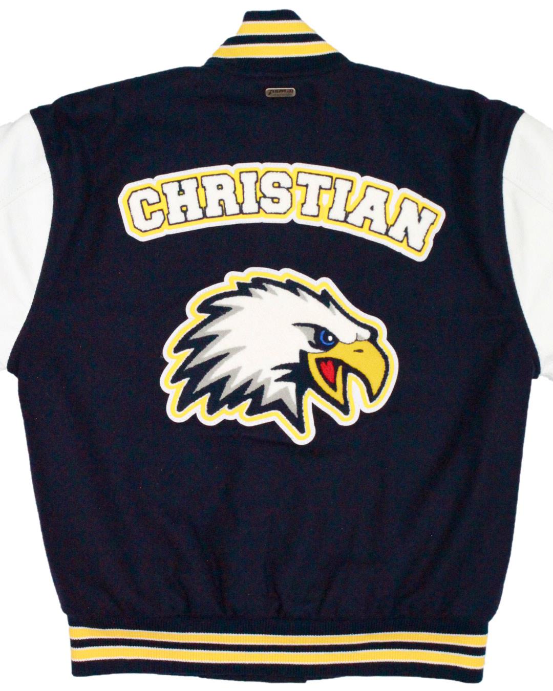 Boulder City High School Eagles Letter Jacket, Boulder City, NV - Back