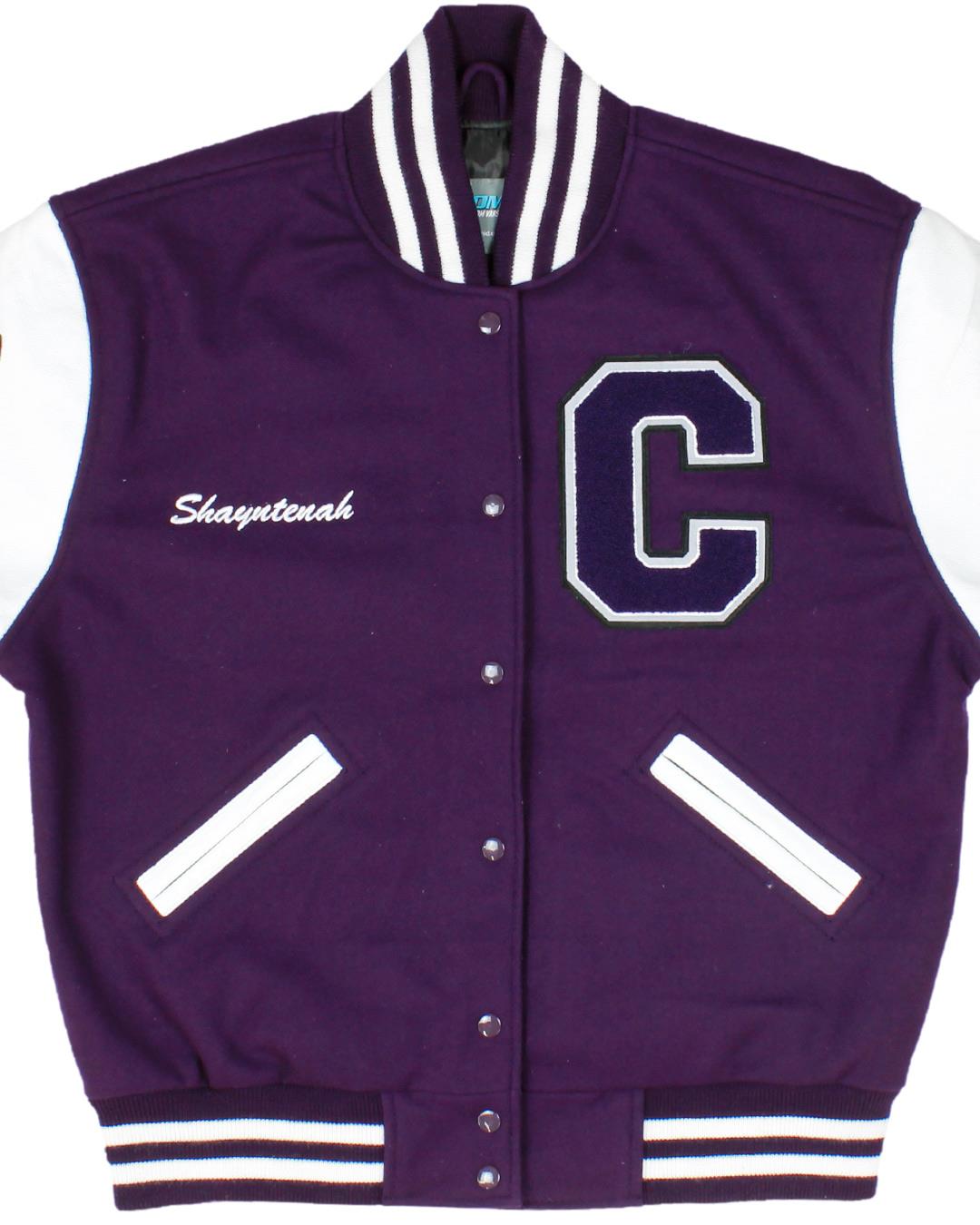 Crowley High School Letterman Jacket, La Crowley, TX - Front