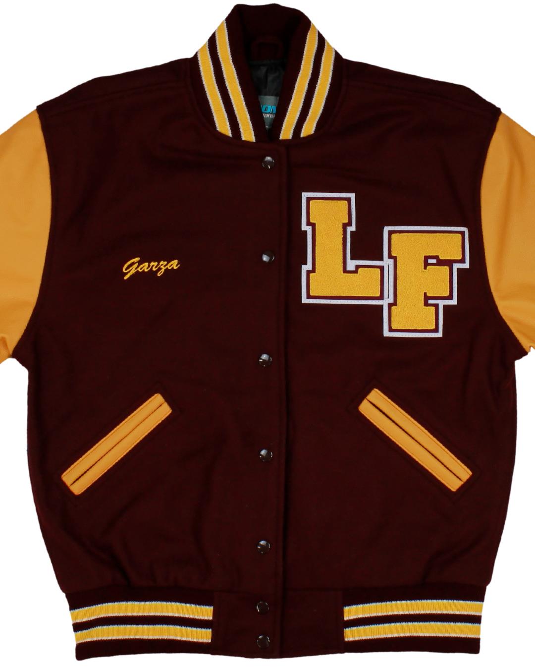 La Feria High School Letterman Jacket, La Feria TX - Front