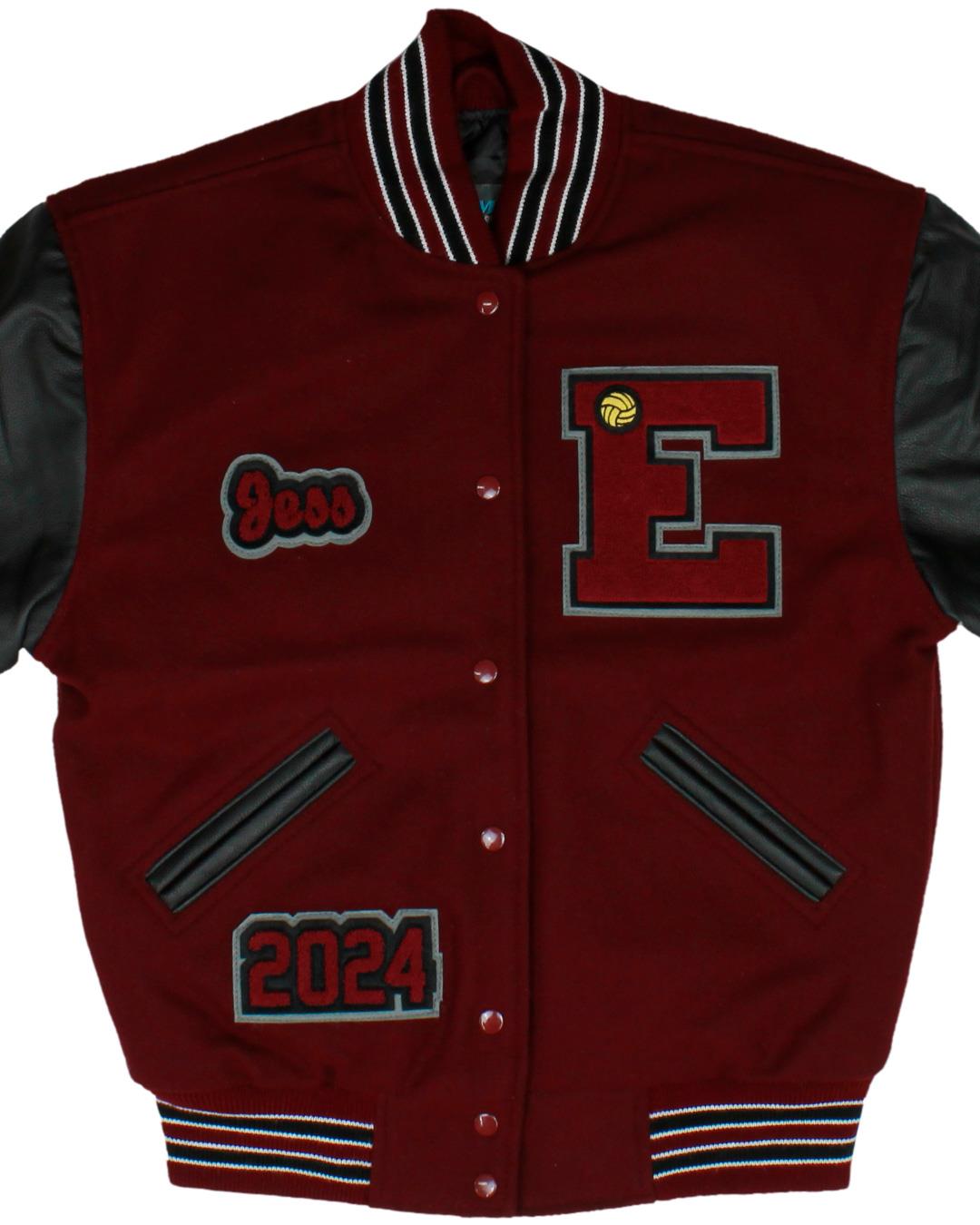 Eastlake High School Letterman Jacket, Sammamish WA - Front