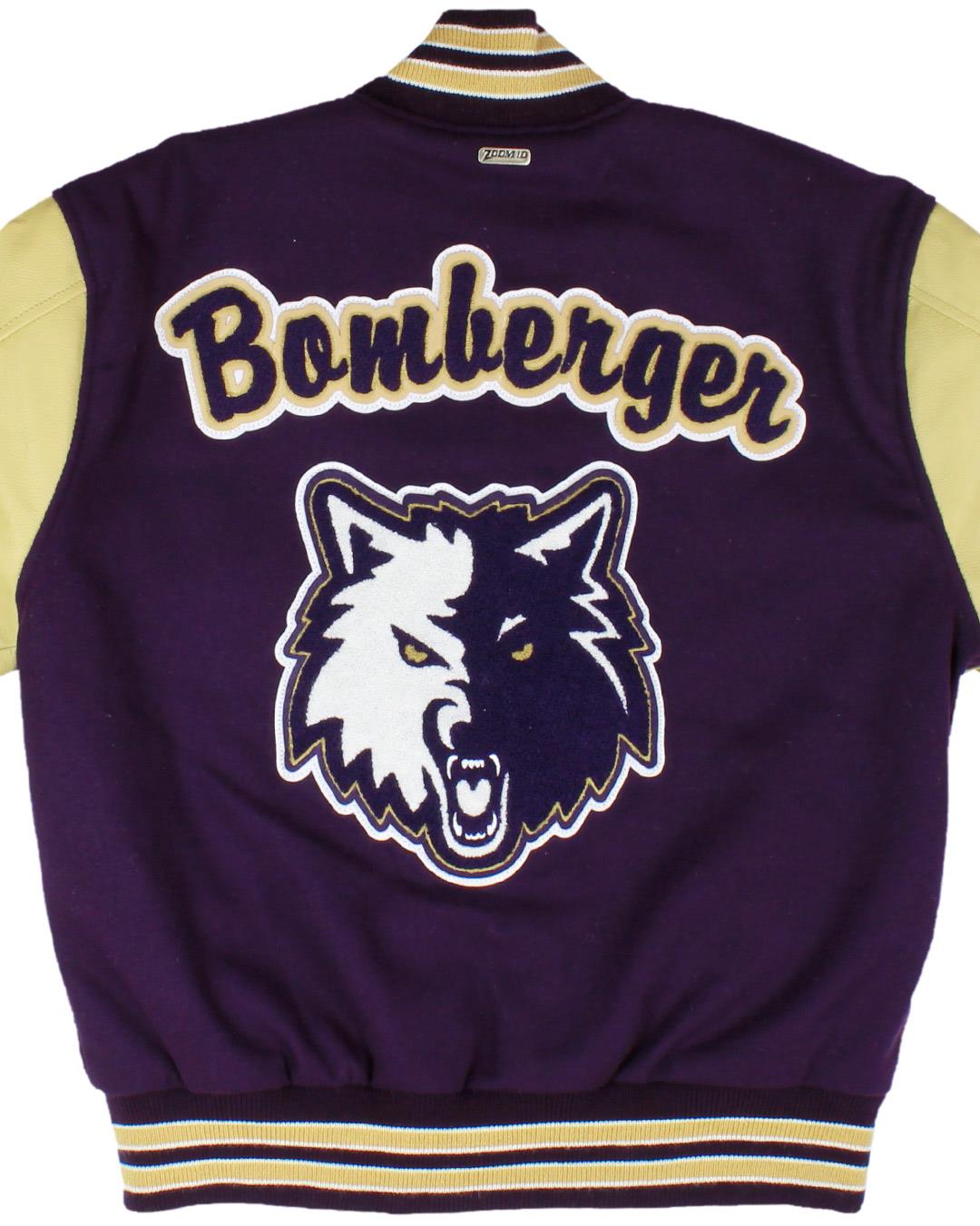 Goldendale High School Timberwolves Letterman Jacket, Goldendale WA - Back 2