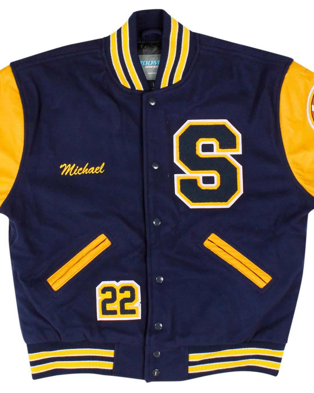 Spencerport High School Letterman Jacket, Spencerport NY - Front