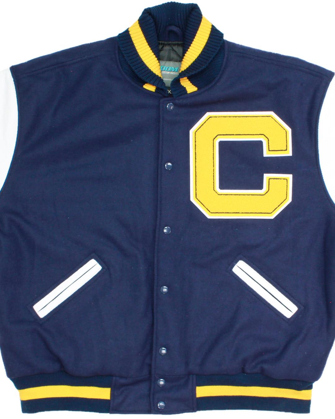 Red Dawn High School Movie Wolverines Letterman Jacket, Calumet, CO - Front