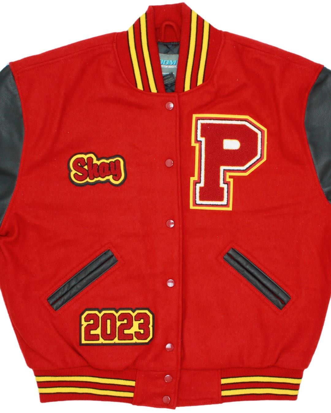 Prairie High School Falcons Letter Jacket, Vancouver, WA - Front