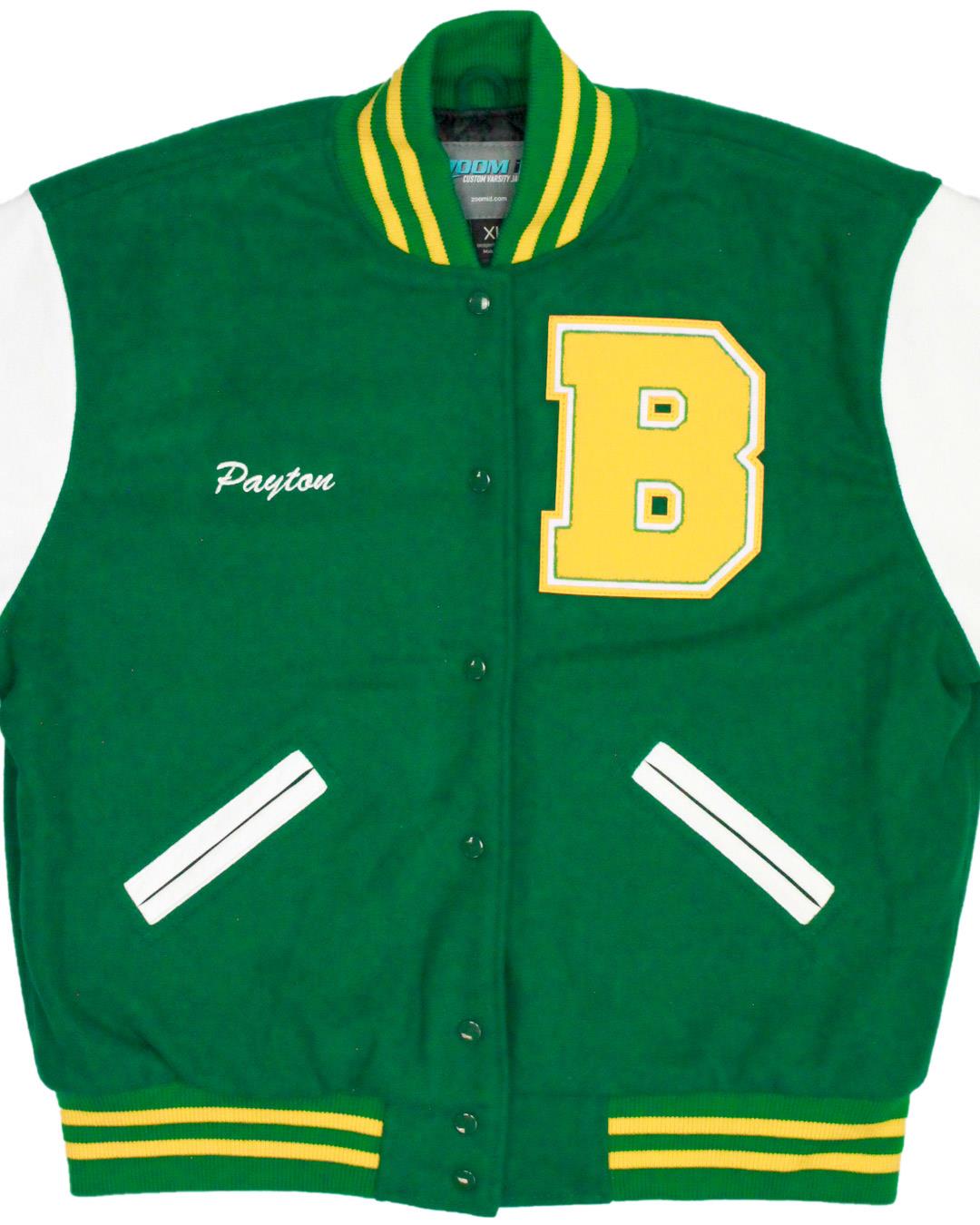 Bethel High School Bruins Letterman Jacket, Hampton, VA -  Front