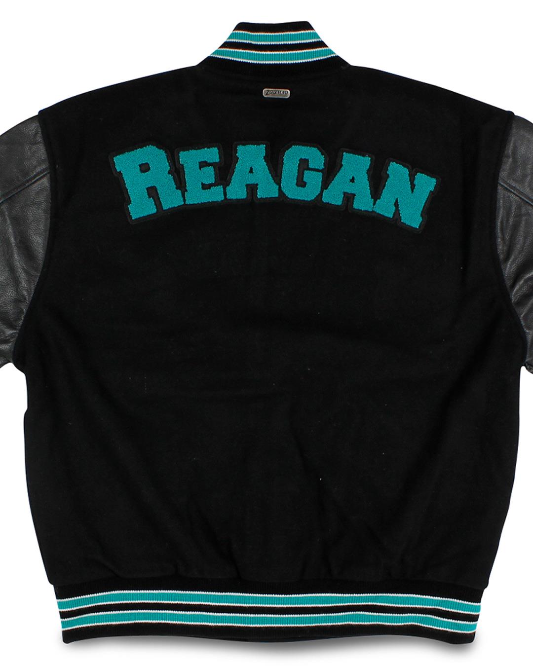 Ronald Reagan High School Letterman Jacket, Pfafftown NC - Back