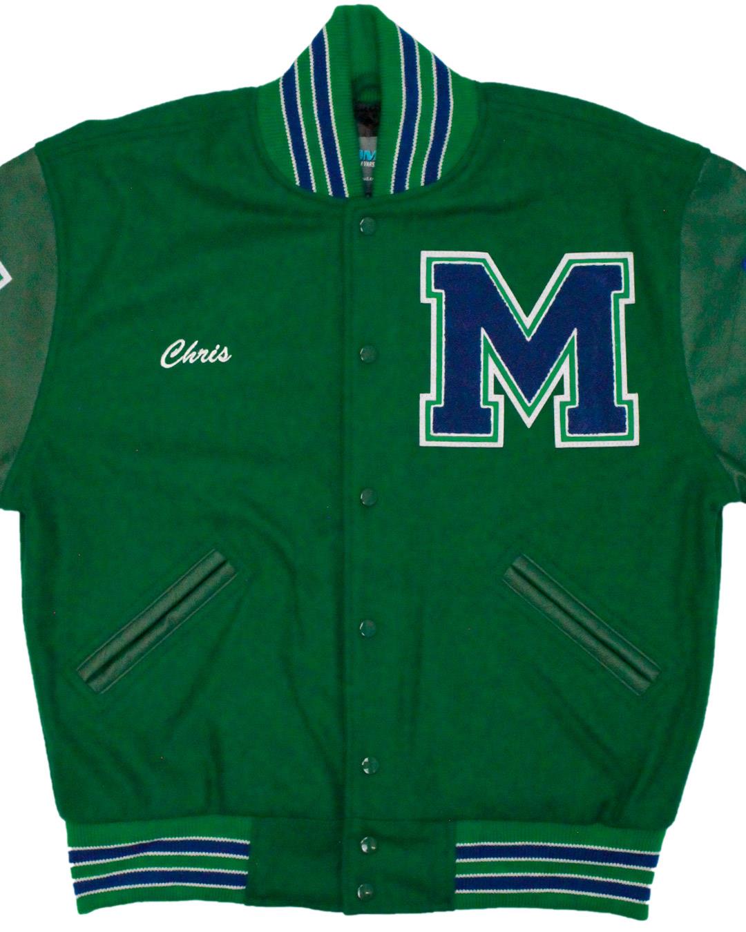 Montwood High School Rams Letterman Jacket, El Paso, TX - Front