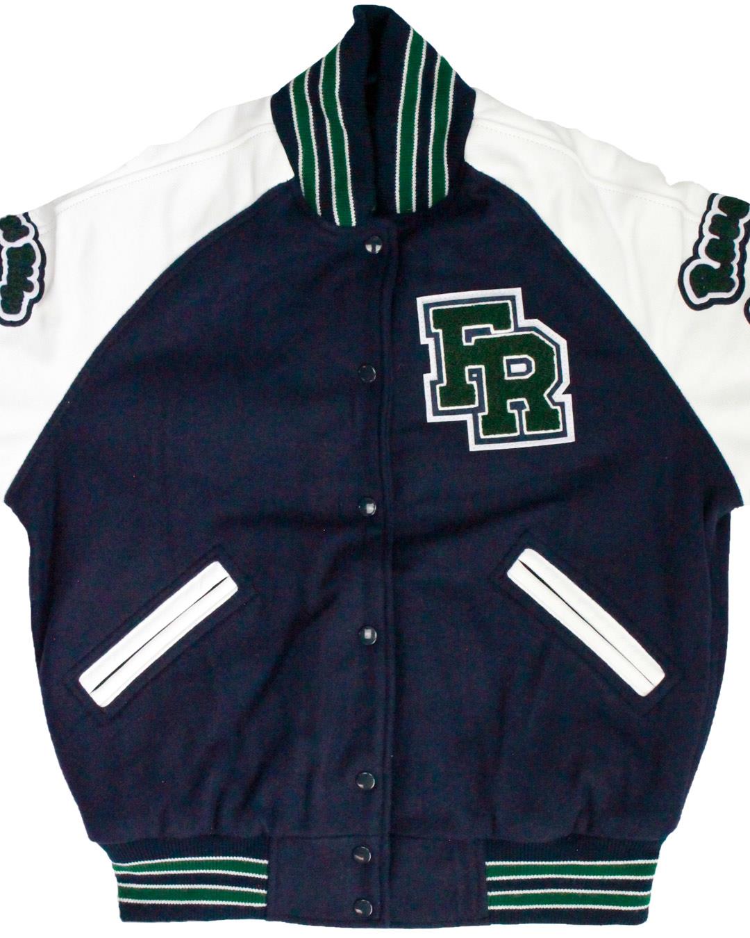 Forest Ridge High School Ravens Letter Jacket, Bellevue, WA - Front 