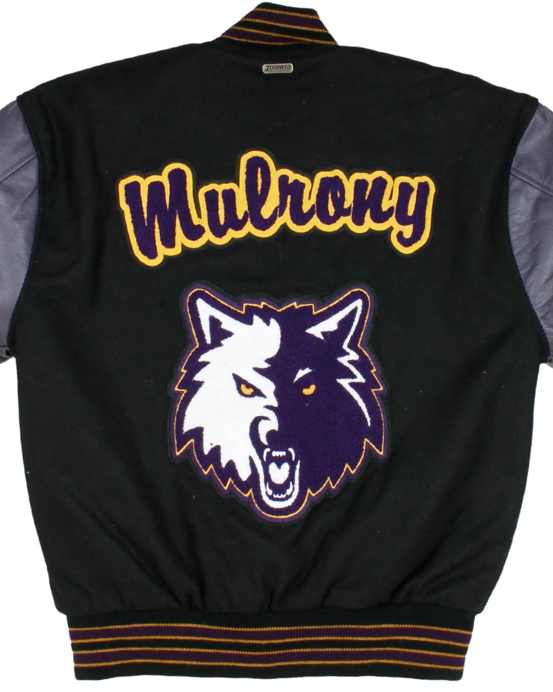 Goldendale High School Timberwolves Leather Man Jacket Goldendale, WA - Back