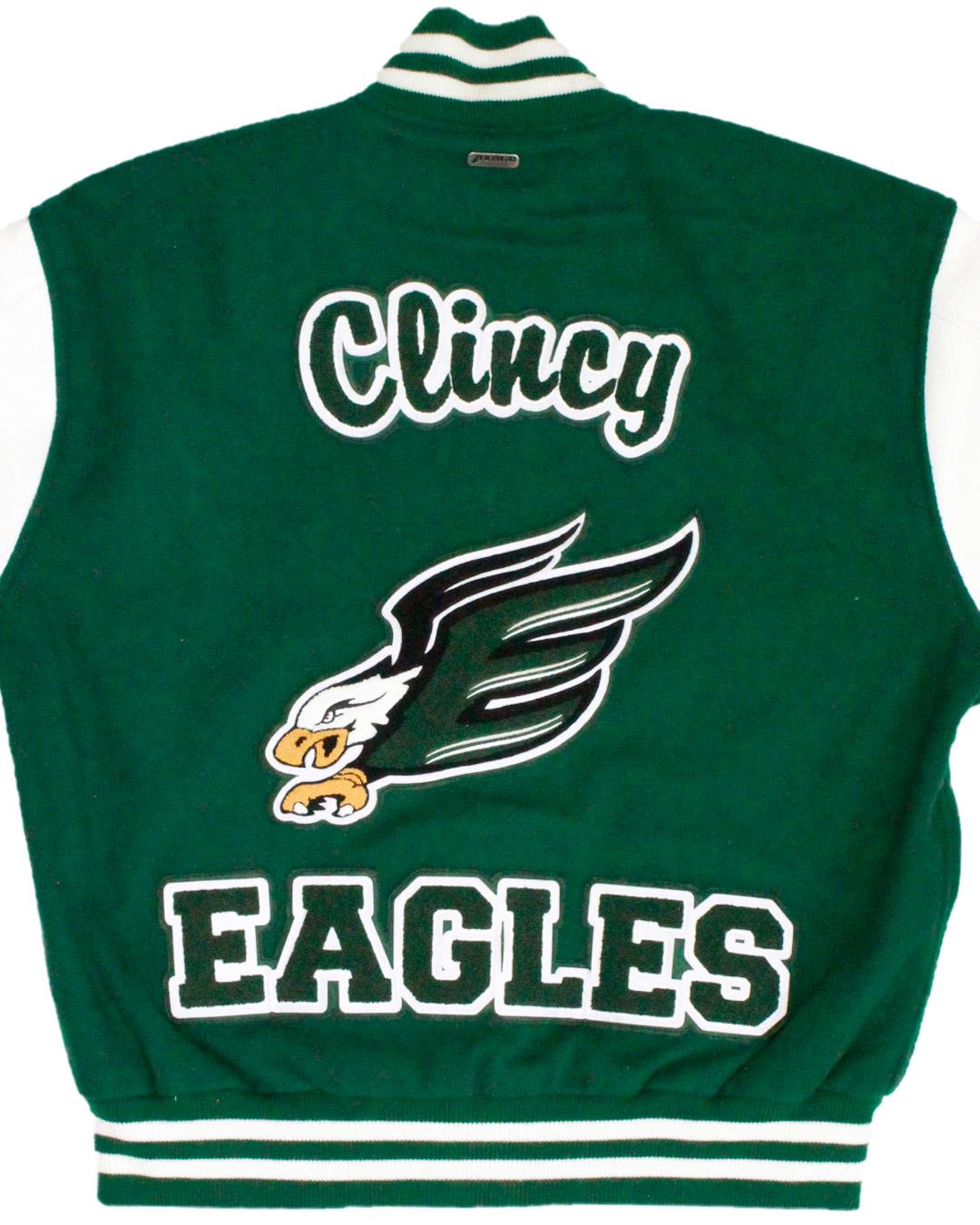 Ellison High School Eagles Letterman Jacket, Killeen, TX - Back