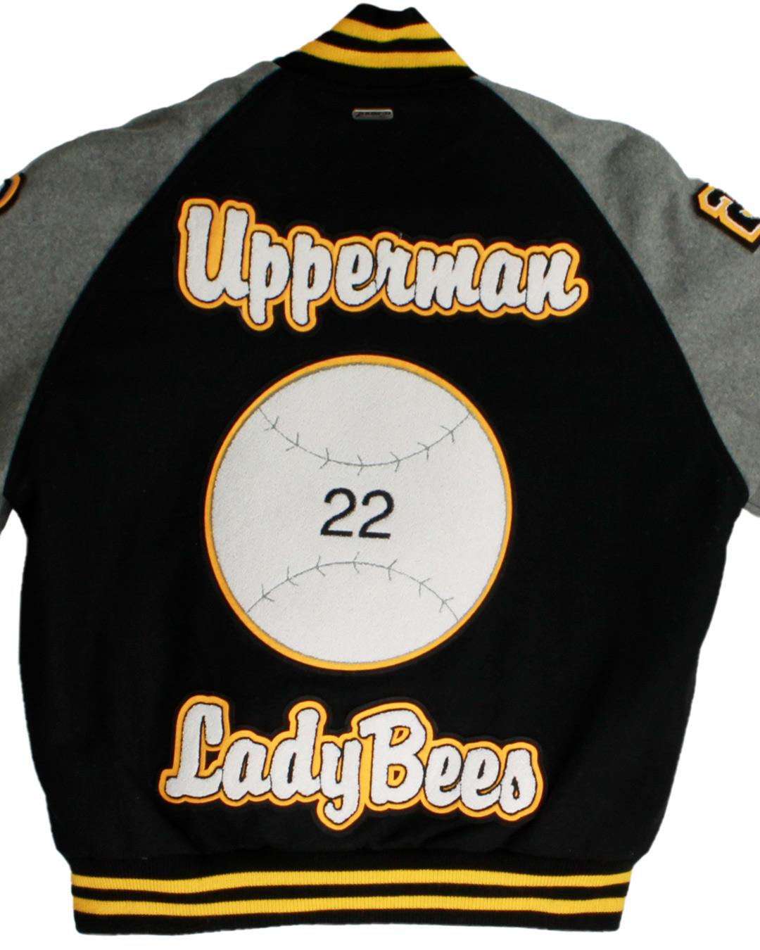 Upperman High School Lettermen Jacket,Baxter, TN - Back