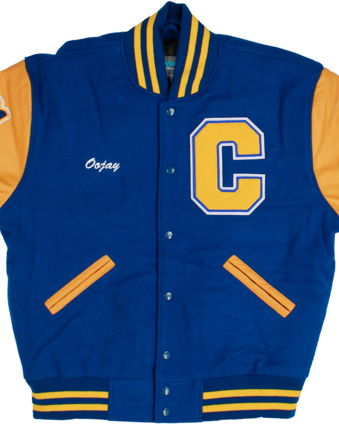 Crenshaw High School Cougars Varsity Jacket, Los Angeles, CA - Front