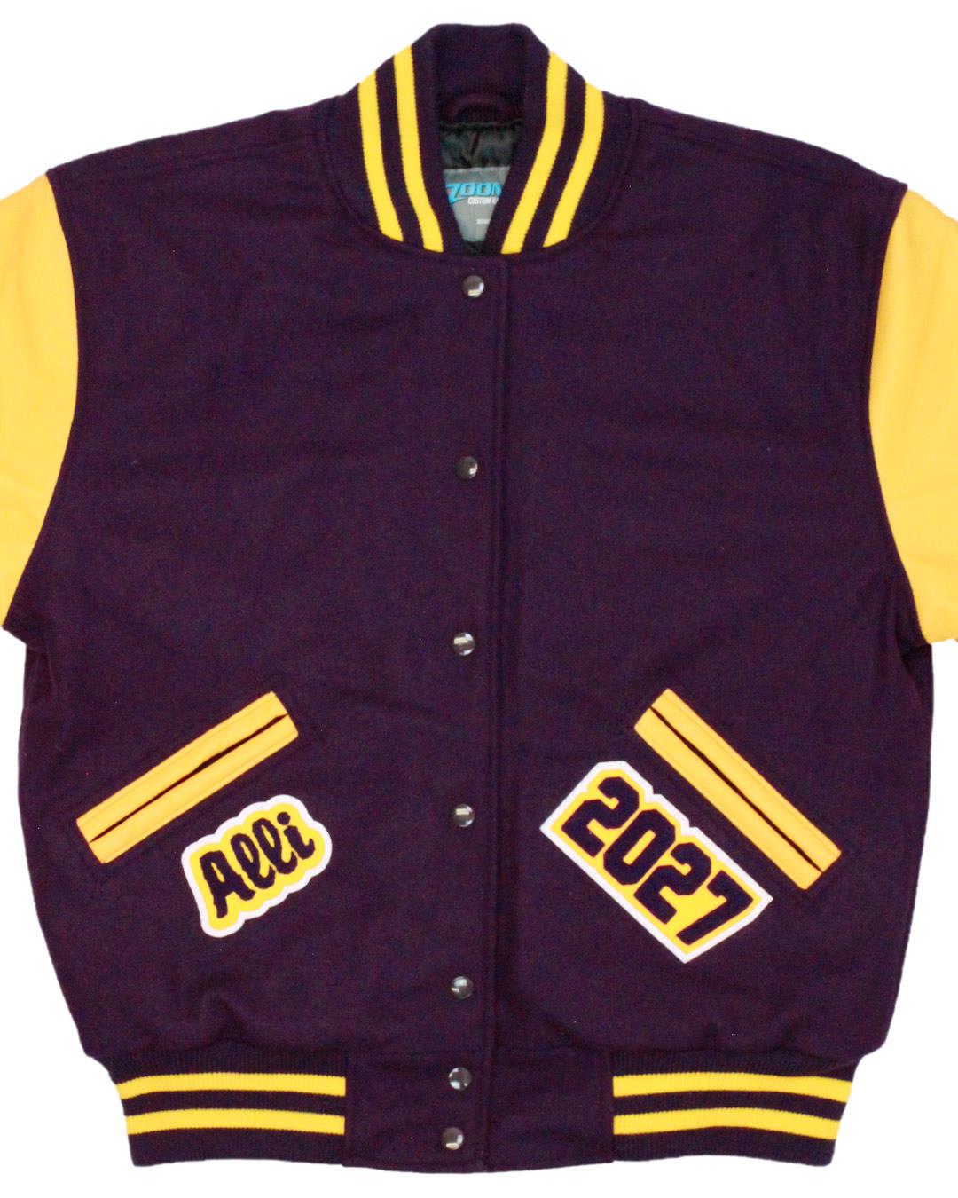 Cotopaxi High School Pirates Letter Jacket, Cotopaxi, CO - Front