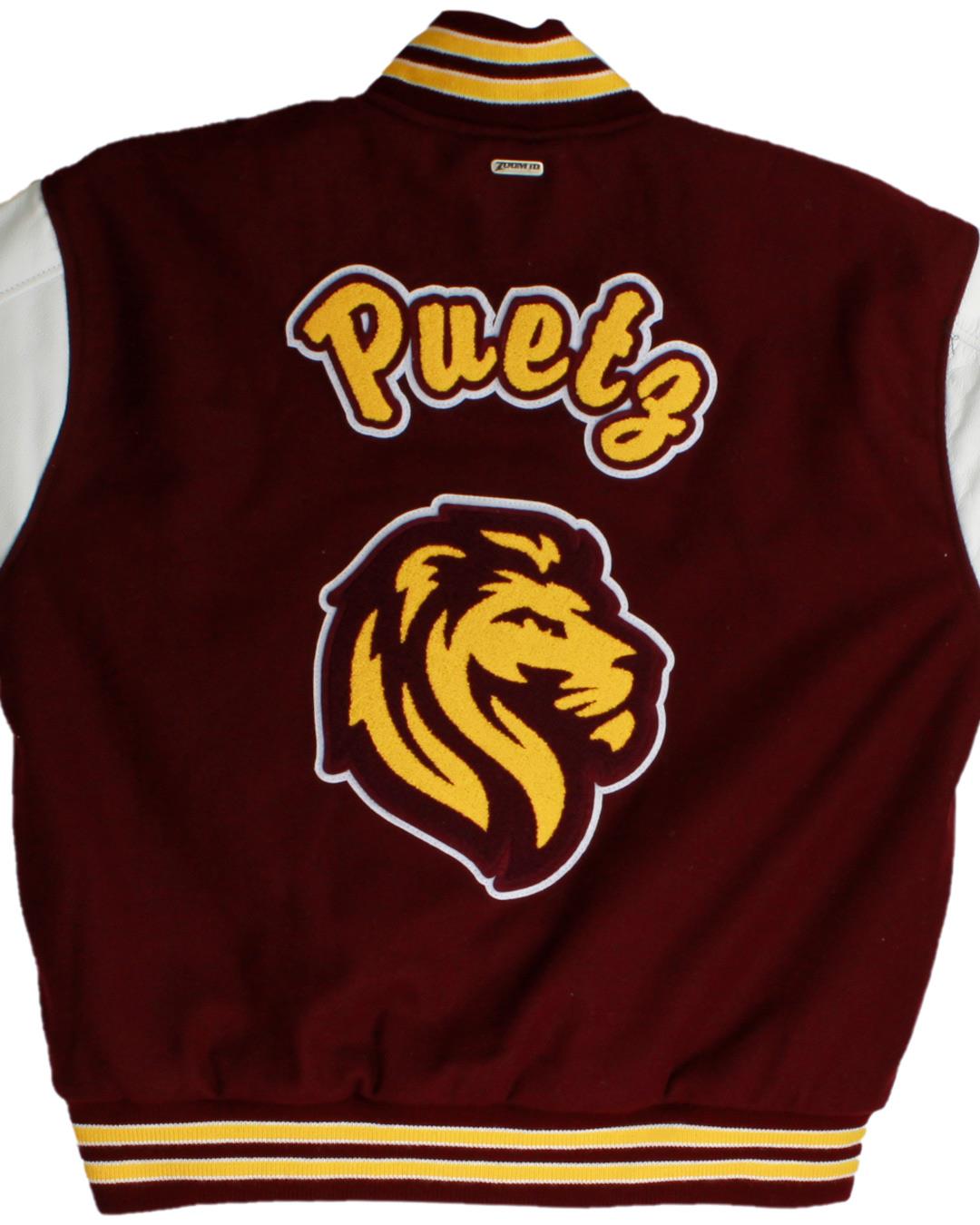 Lakeside School Letter Jacket, Seattle, WA - Back