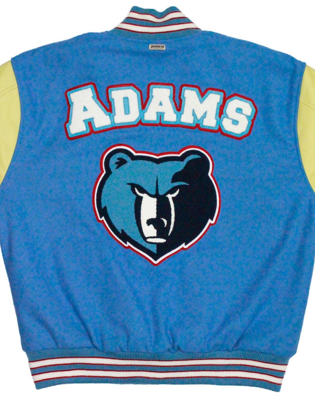 Central Valley High School Bears Letter Jacket, Spokane Valley, WA - Back