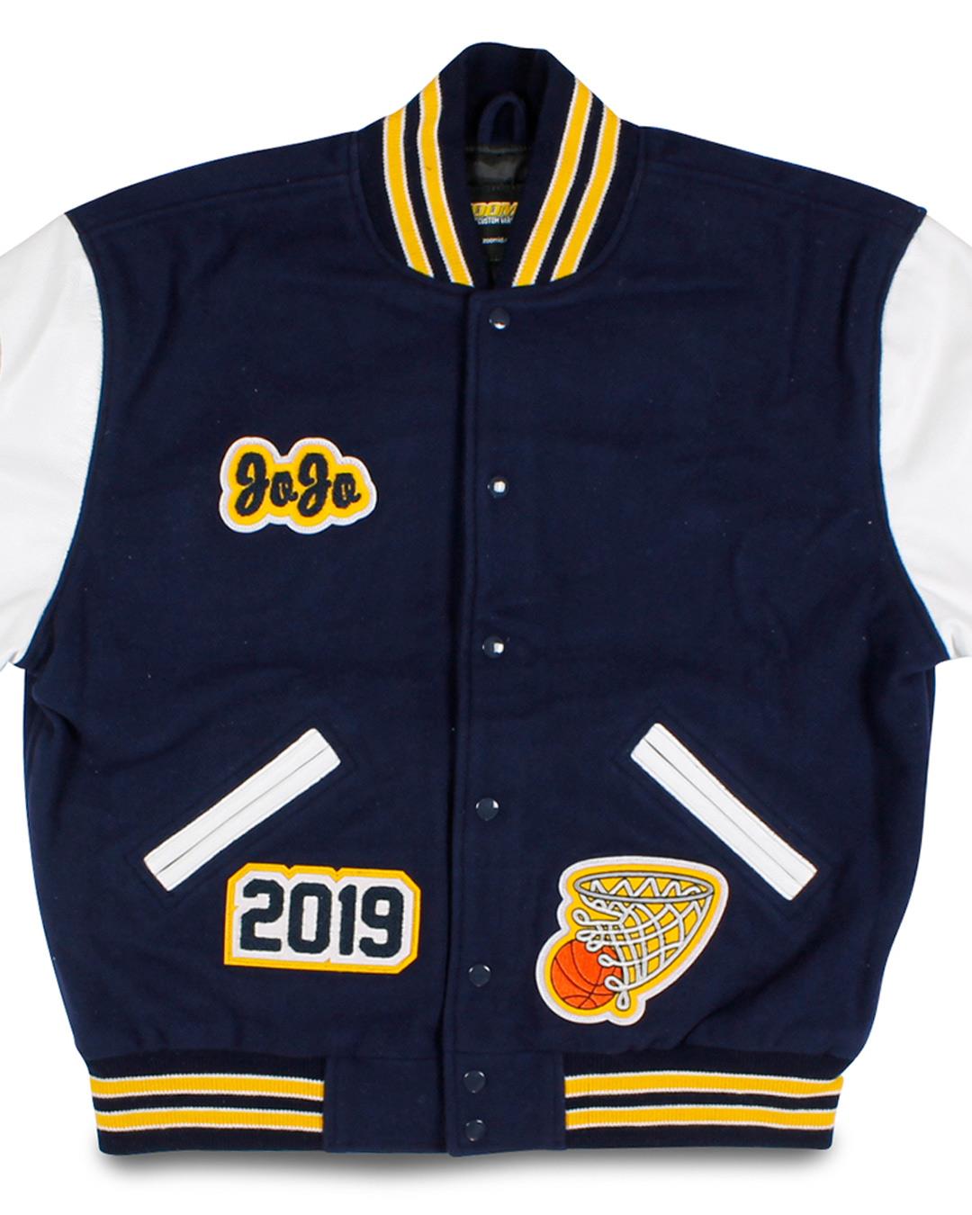 Meridian High School Letterman Jacket, Meridian ID - Front