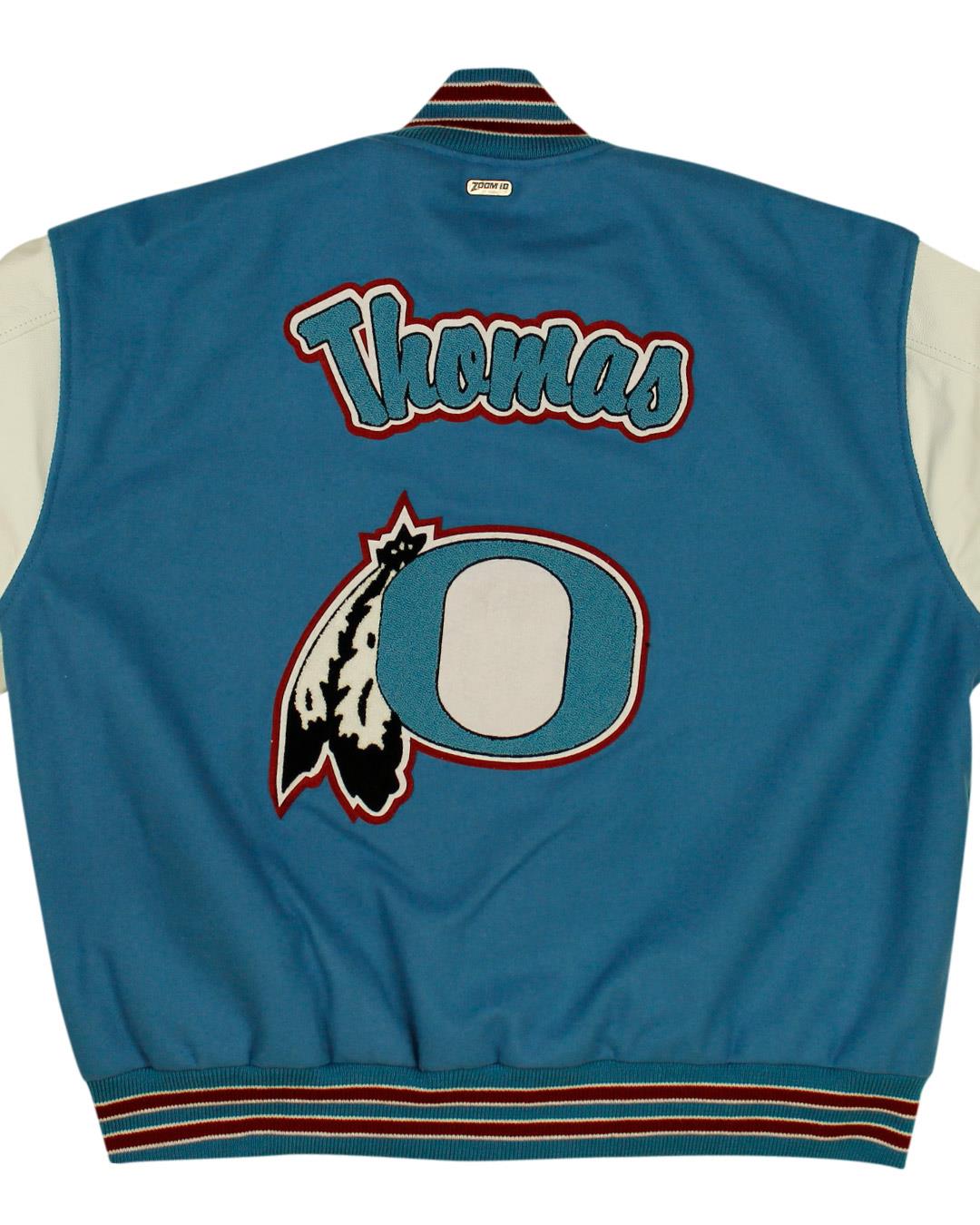 Owyhee High School Letterman Jacket, Owyhee NV - Front