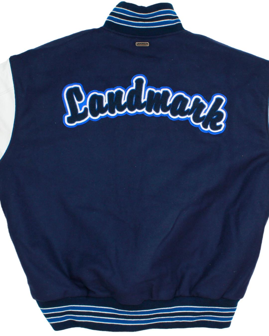 Landmark Academy Varsity Jacket, Kimball, MI - Back