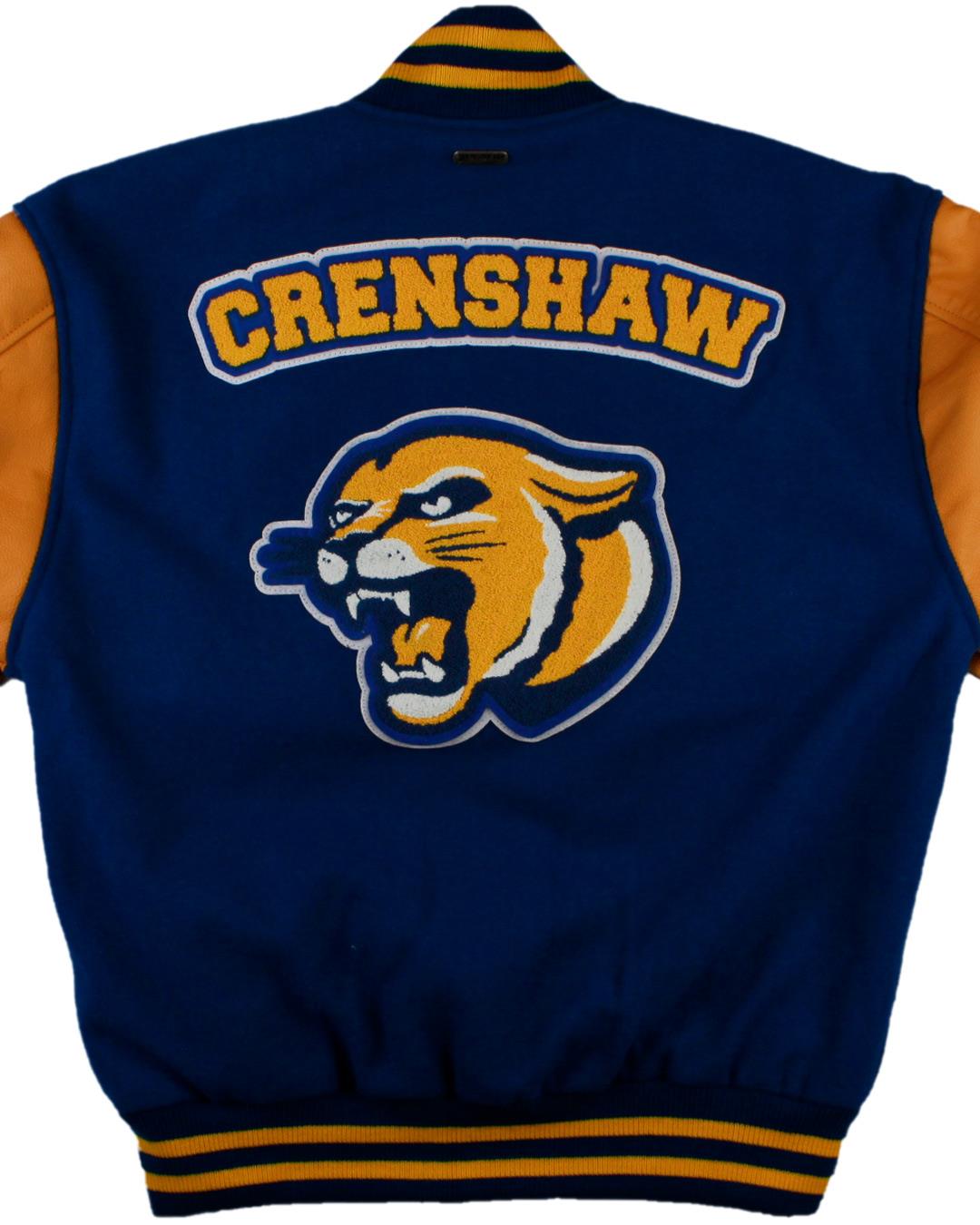 Crenshaw High School Cougars Letter Jacket, Los Angeles, CA - Back