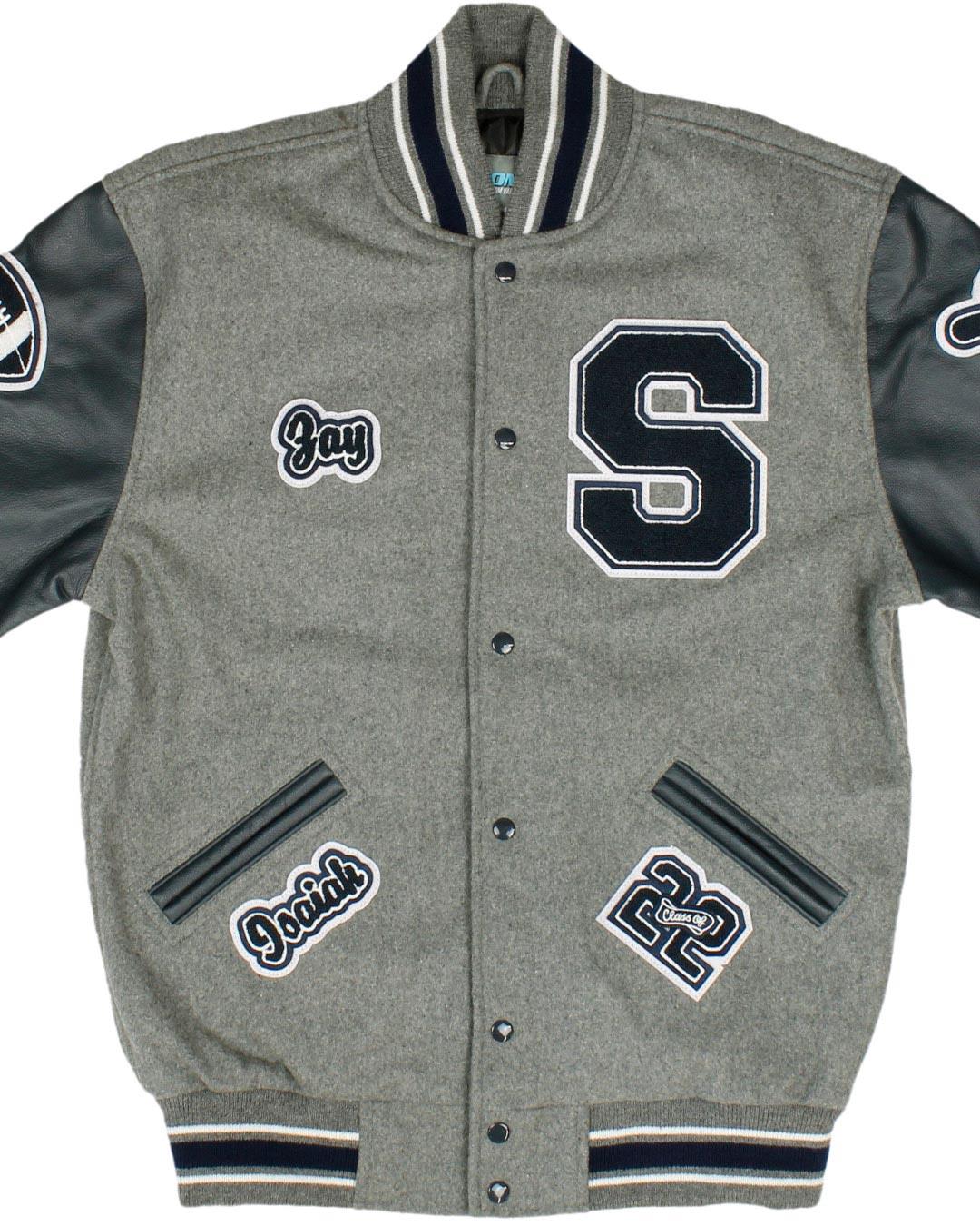 Silver High School Letterman Jacket, Silver City NM - Front