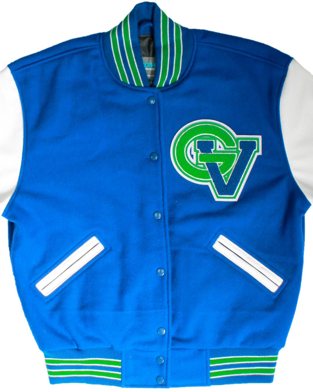 Green Valley High School Gators Letterman Jacket, Henderson, NV - Front