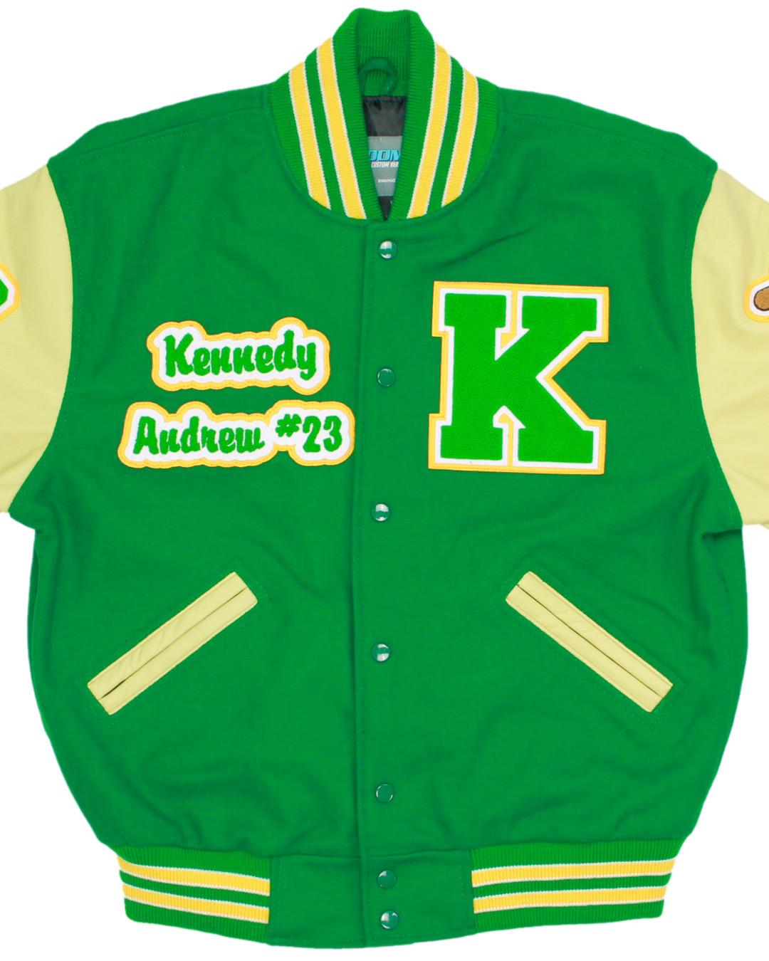 Kennedy High School Fighting Irish Varsity Jacket, La Palma, CA - Front