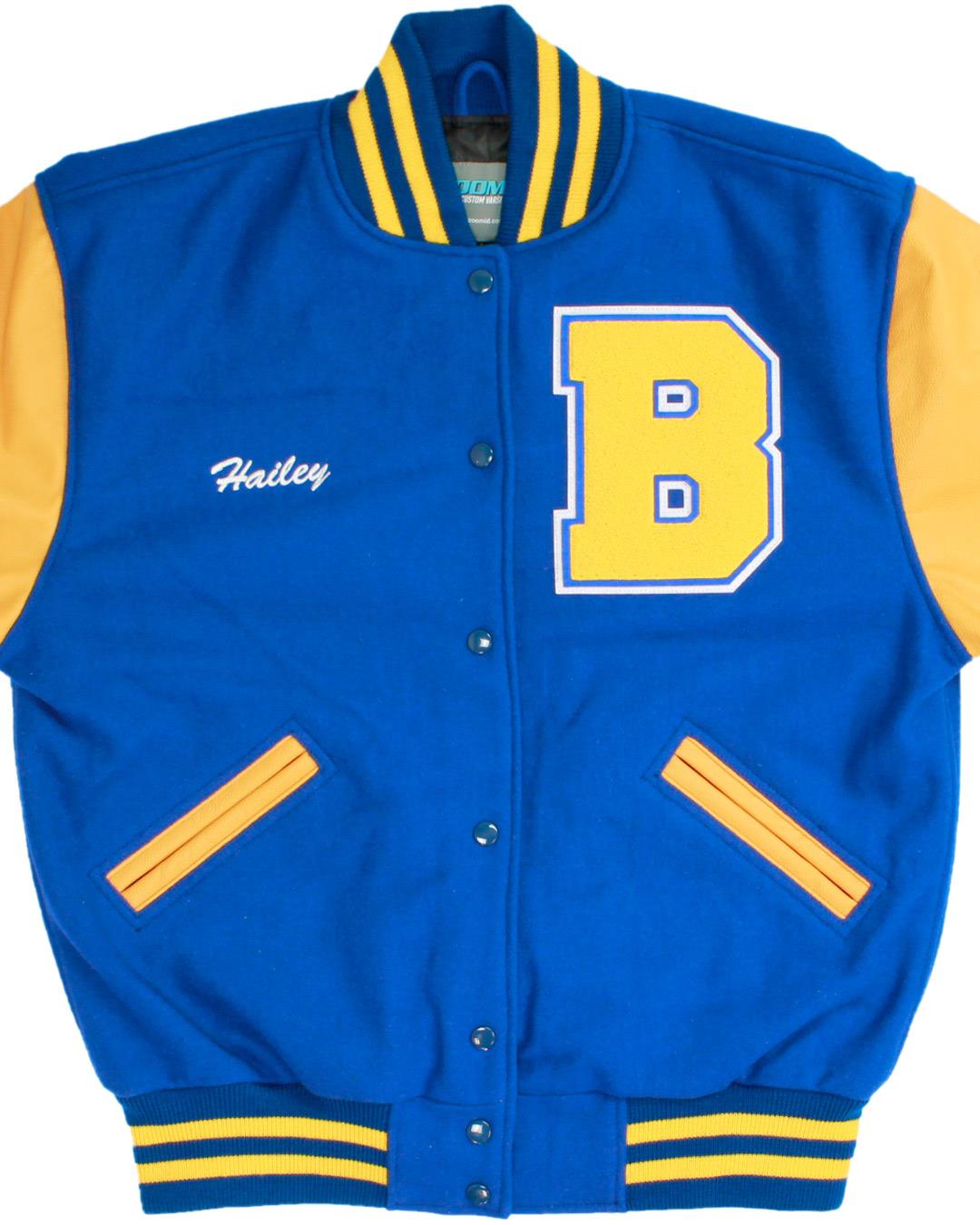 Bayshore High School Letterman, Bradenton, FL - Front