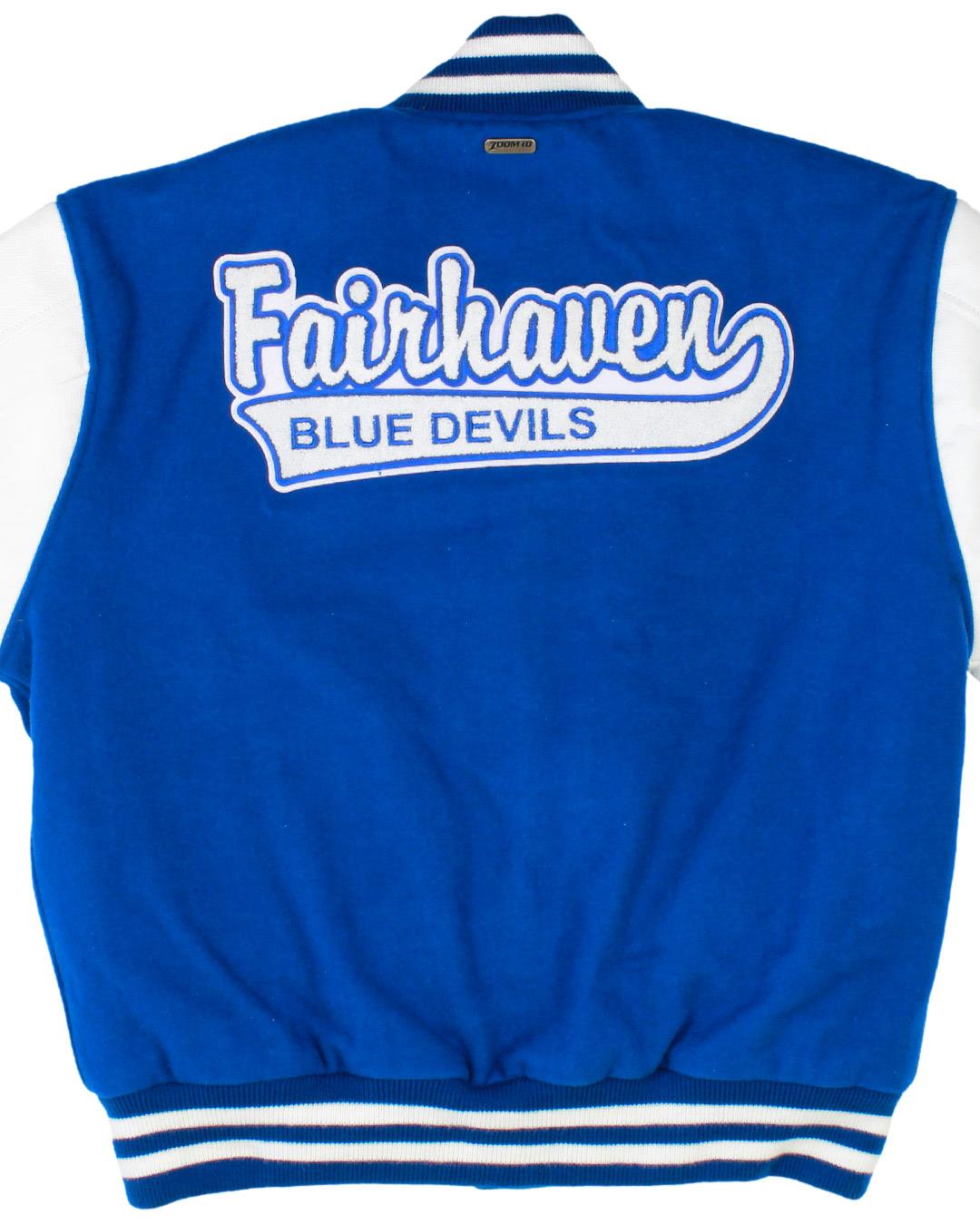 Fairhaven High School Letterman Jacket, Fairhaven MA - Back