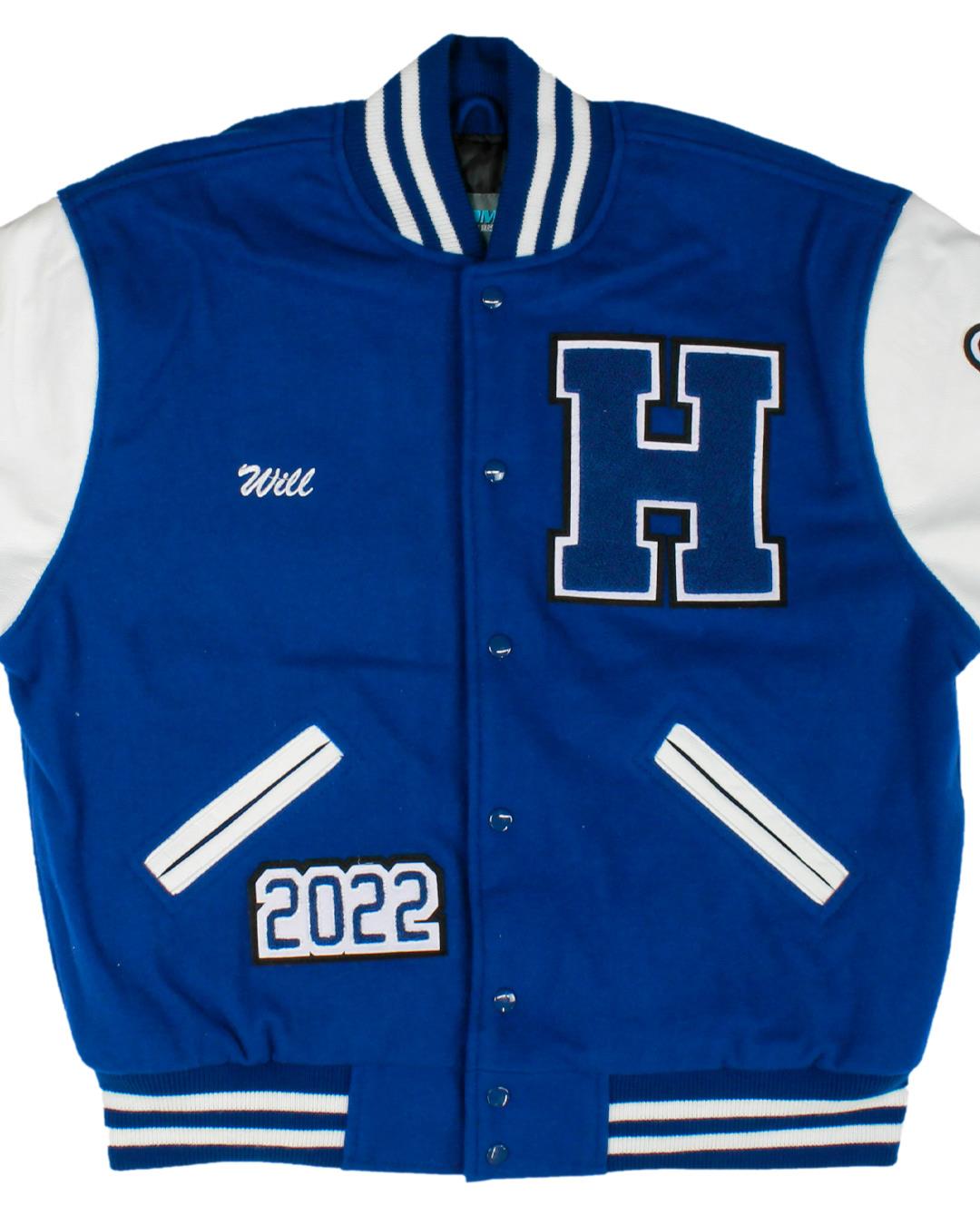 Harrisonville High School Letterman Jacket, Harrisonville, MO - Front