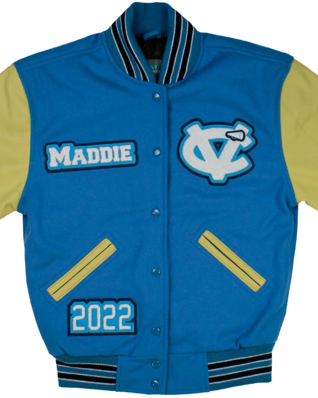 Central Valley High School Bears Letterman Jacket, Spokane Valley WA - Front