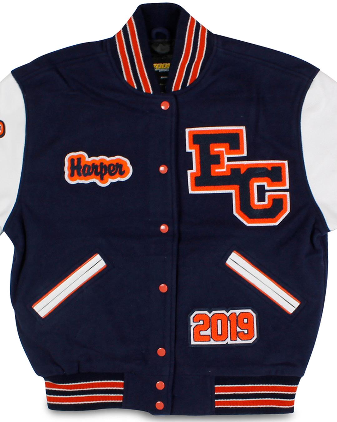 Eastside Catholic High School Crusaders Letterman Jacket, Sammamish WA - Front