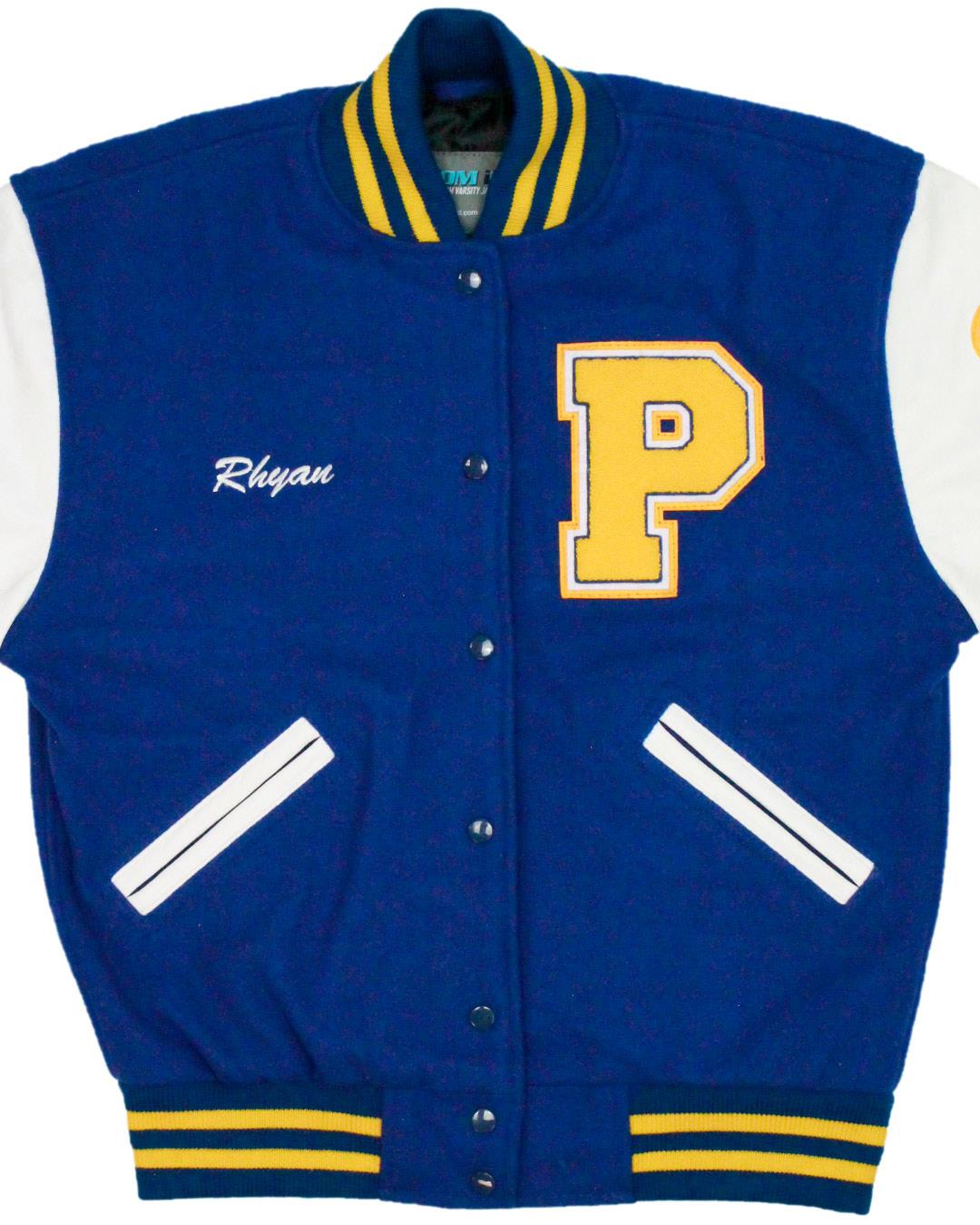 Prescott High School Badgers Letterman Jacket, Prescott, AZ - Front