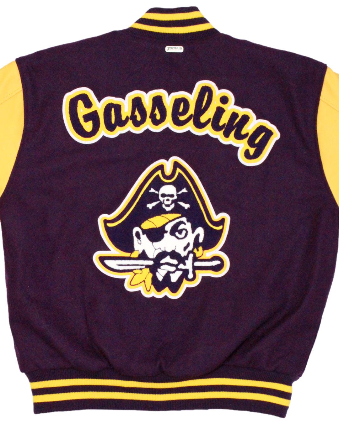 Cotopaxi High School Pirates Letter Jacket, Cotopaxi, CO - Back