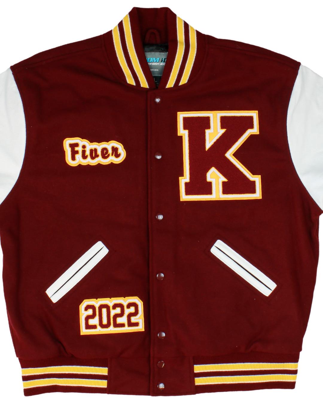 Kingston High School Buccaneers Varsity Jacket, Kingston, WA - Front