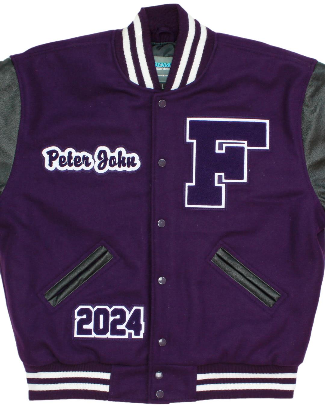 Foster High School Bulldogs Varsity Jacket, Tukwila, WA- Front