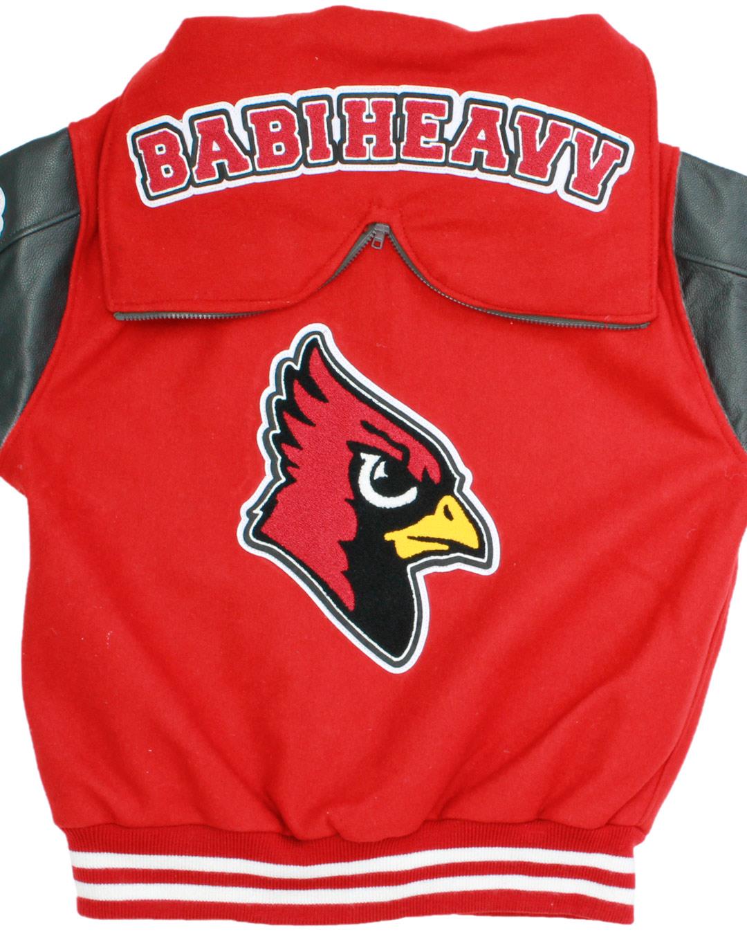 Lawndale High School Cardinals, Letterman Jacket, Lawndale, CA - Back