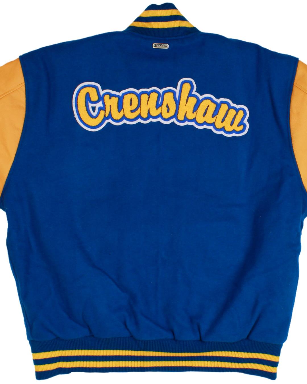 Crenshaw High School Cougars Varsity Jacket, Los Angeles, CA - Back