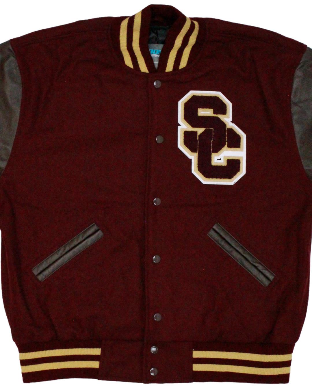 Summer Creek High School Bulldogs Letterman Jacket, Houston, TX - Front