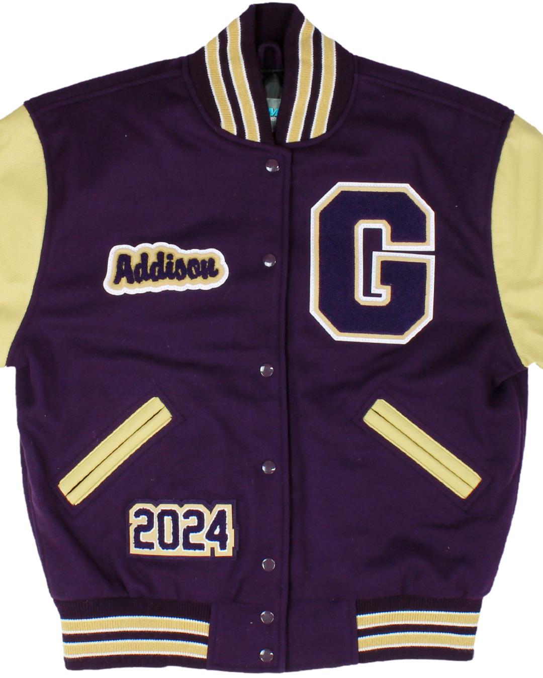 Goldendale High School Timberwolves Letterman Jacket, Goldendale WA - Front 2