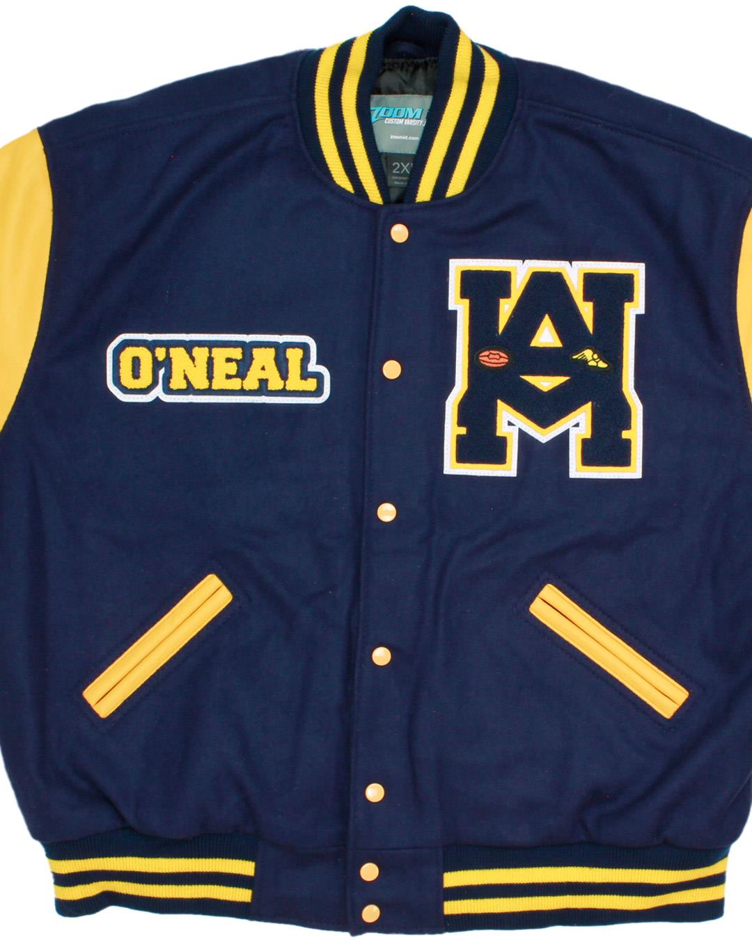 Arthur Hill High School Lumberjacks Letterman, Saginaw, MI - Front